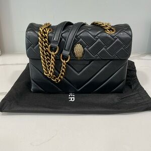 KURT GEIGER BLACK & GOLD PURSE